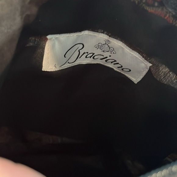 Braciano Travel Crossbody Bag Zippers Adjustable Strap Circles - Picture 5 of 6